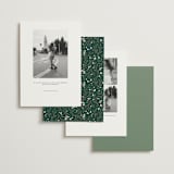 "Illuminated Storybook" - Save the Dates in Evergreen by Alethea and Ruth - Back of Card Options
