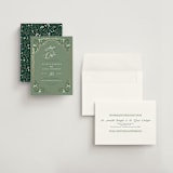 "Illuminated Storybook" - Save the Dates in Evergreen by Alethea and Ruth - Assembled