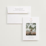 "Palm Tree" - Save the Dates in Coconut by Heather Schertzer - Save the Date with Envelope