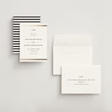 "Classic Monogram" - Save the Dates in Powder by Stacey Meacham - Assembled