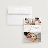 "Can't Wait" - Save the Dates in Cotton by Stacey Meacham - Save the Date with Envelope