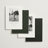 "Embellished" - Save the Dates in Buttercup by Jen Owens - Back of Card Options