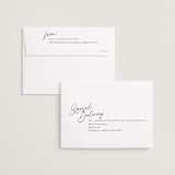 "three" - Save the Dates in Pearl by Melanie Kosuge - FREE Recipient Addressing