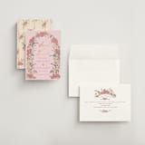 "Evergold Blooms" - Save the Dates in Tea Rose by Sarah Rosenthal - Assembled