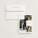 "Multiple" - Save the Dates in Cotton by Jessica Williams - Save the Date with Envelope