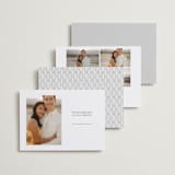 "Elegant Trio" - Save the Dates in Lace by Nicole Walsh - Back of Card Options