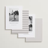 "Shimmer" - Save the Dates in Linen by Nicole Walsh - Back of Card Options