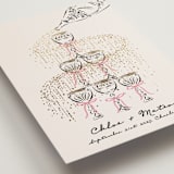 "Sparkling Champagne Tower" - Save the Dates in Petal by Jackie Crawford - Detail