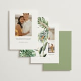 "Our Paradise" - Save the Dates in Fern by Elly - Back of Card Options