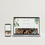 "Our Paradise" - Save the Dates in Fern by Elly - FREE Wedding Website