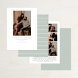 "Composition" - Save the Dates in Cloud by Ashley Rosenbaum - Back of Card Options