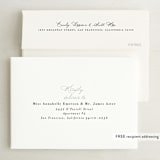 "Composition" - Save the Dates in Cloud by Ashley Rosenbaum - FREE Recipient Addressing