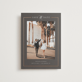 "Mulholland" - Save the Dates in Graphite by Melanie Kosuge - Front