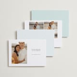 "Intrigue" - Save the Dates in Sky by Jessica Williams - Back of Card Options