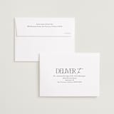 "Penelope" - Save the Dates in Ecru by Morgan Kendall - FREE Recipient Addressing