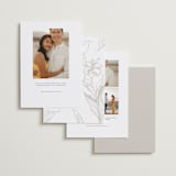 "Entwine" - Save the Dates in Pearl by Jennifer Postorino - Back of Card Options