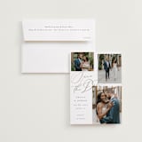 "Whimsy" - Save the Dates in Snow by AK Graphics - Save the Date with Envelope