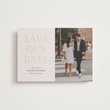 "Soon to Wed" - Save the Dates in Natural by Vanessa Doyle - Front