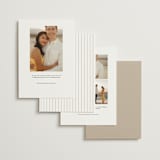 "Arch" - Save the Dates in Silk by Kelly Schmidt - Back of Card Options