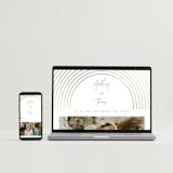 "Arch" - Save the Dates in Silk by Kelly Schmidt - FREE Wedding Website