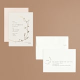 "Vine Wrap" - Save the Dates in Cotton by Amy Kross - Assembled