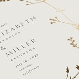 "Vine Wrap" - Save the Dates in Cotton by Amy Kross - Detail