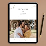 "Vine Wrap" - Save the Dates in Cotton by Amy Kross - FREE Wedding Website