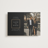 "Сlassic" - Save the Dates in Black Coal by Remioni - Front