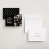 "Сlassic" - Save the Dates in Black Coal by Remioni - Assembled