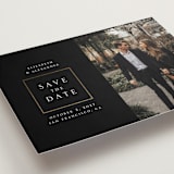 "Сlassic" - Save the Dates in Black Coal by Remioni - Detail