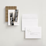 "Snapshots" - Save the Dates in Pearl by Leah Bisch - Assembled