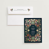"Gilded Tapestry" - Save the Dates in Midnight Garden by Simona Camp - Save the Date with Envelope