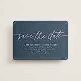 "At Last" - Save the Dates in Navy by Susan Asbill - Front