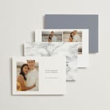 "At Last" - Save the Dates in Navy by Susan Asbill - Back of Card Options
