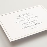 "Wentworth" - Save the Dates in Black Tie by Megan Davis - Detail