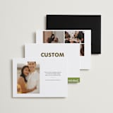 "Landscape" - Save the Dates in Golden by Minted - Back of Card Options