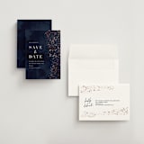 "glistening stardust" - Save the Dates in Midnight by Angela Marzuki - Assembled
