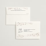 "glistening stardust" - Save the Dates in Midnight by Angela Marzuki - FREE Recipient Addressing