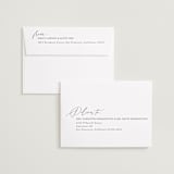 "Side Swept" - Save the Dates in Pearl by Melanie Kosuge - FREE Recipient Addressing