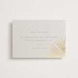 "Gilded Palm" - Save the Dates in Sand by Melinda Denison - Front
