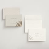 "Gilded Palm" - Save the Dates in Sand by Melinda Denison - Assembled