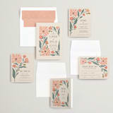 "storybook garden" - Save the Dates in Periwinkle by Karidy Walker - Matching Invitation Suite