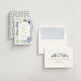 "Timeless Blooms" - Save the Dates in Azure by Susan Moyal - Assembled