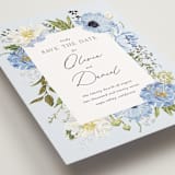 "Timeless Blooms" - Save the Dates in Azure by Susan Moyal - Detail
