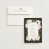 "Timeless Blooms" - Save the Dates in Champagne by Susan Moyal - Save the Date with Envelope