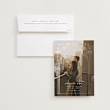 "Nouveau flowers" - Save the Dates in Pearl by Ana de Sousa - Save the Date with Envelope