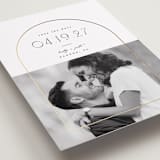 "Inverse" - Save the Dates in Cotton by Everett Paper Goods - Detail