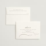 "Forever And" - Save the Dates in Snow by Jen Banks - FREE Recipient Addressing