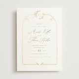"Reflection" - Save the Dates in Porcelain by Leah Bisch - Front