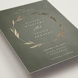 "Minimal Circle" - Save the Dates in Moss by Kelly Schmidt - Detail